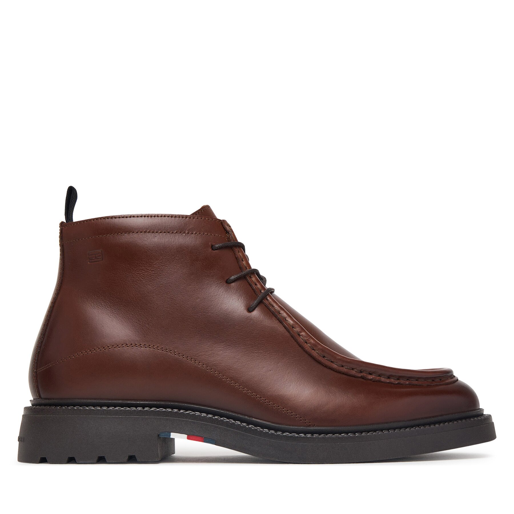 Tommy Hilfiger Зимни обувки Corporate Casual Lth Moc Chukka FM0FM05987