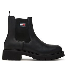 Tommy Jeans Боти тип челси Tjw Chelsea Leather Boot EN0EN02825