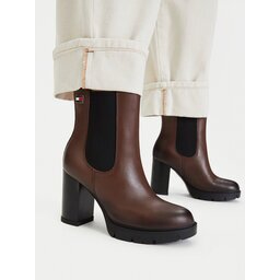 Tommy Jeans Боти Tjw Chelsea High Heel Boots EN0EN03112
