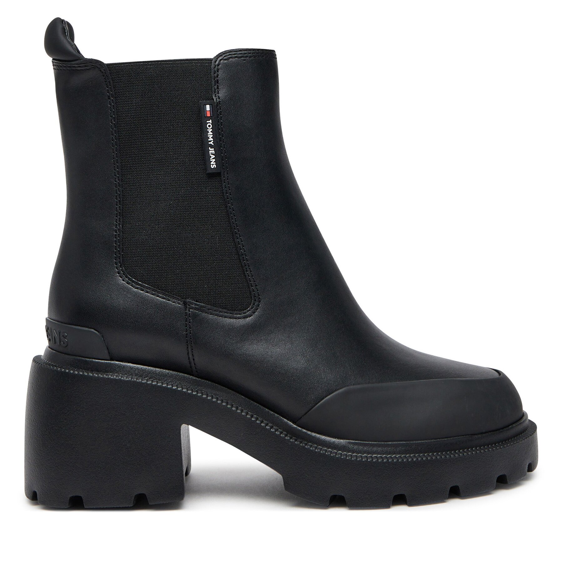 Tommy Jeans Боти Tjw Mid Heel Chelsea Boot EN0EN02681