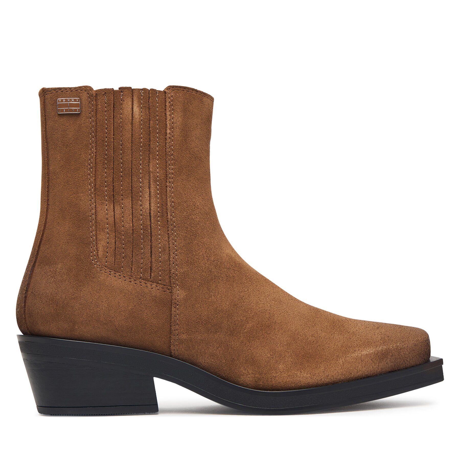 Tommy Jeans Боти Tjw Suede Cowboy Boots EN0EN03142