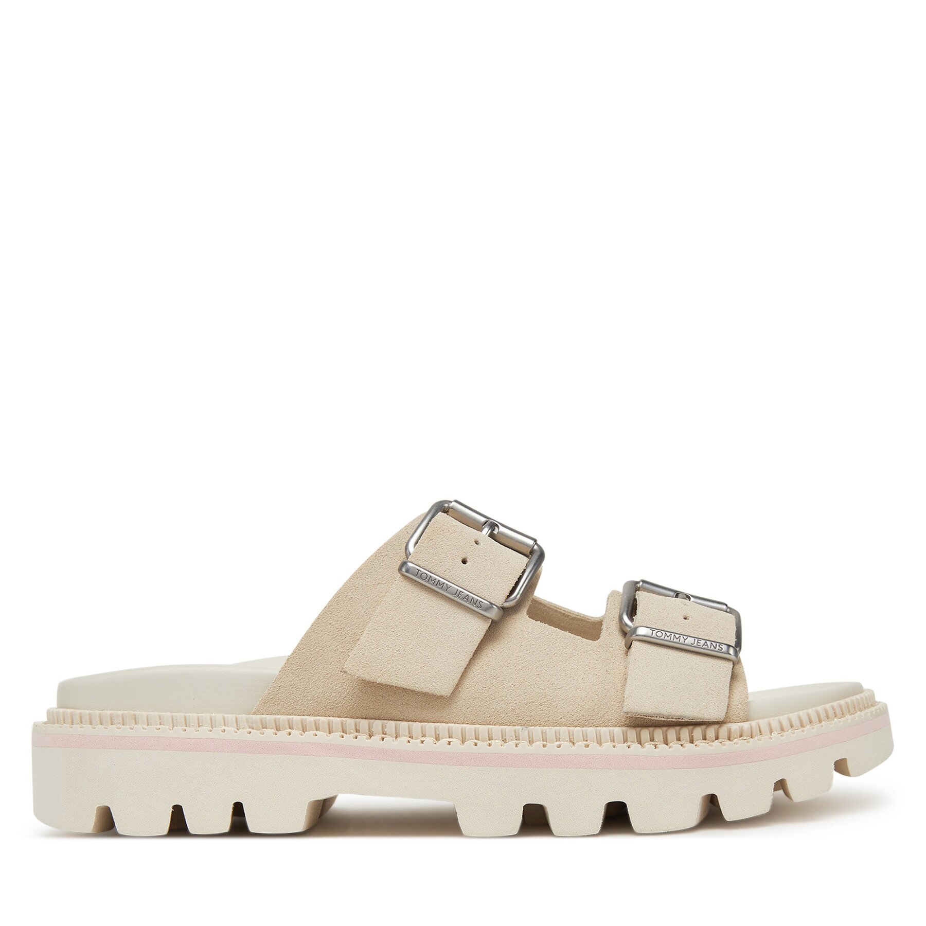 Tommy Jeans Чехли Double Strap Sandal Suede EN0EN02797
