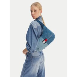Tommy Jeans Дамска чанта Tjw Denim Patchwork Shoulder Bag AW0AW18471