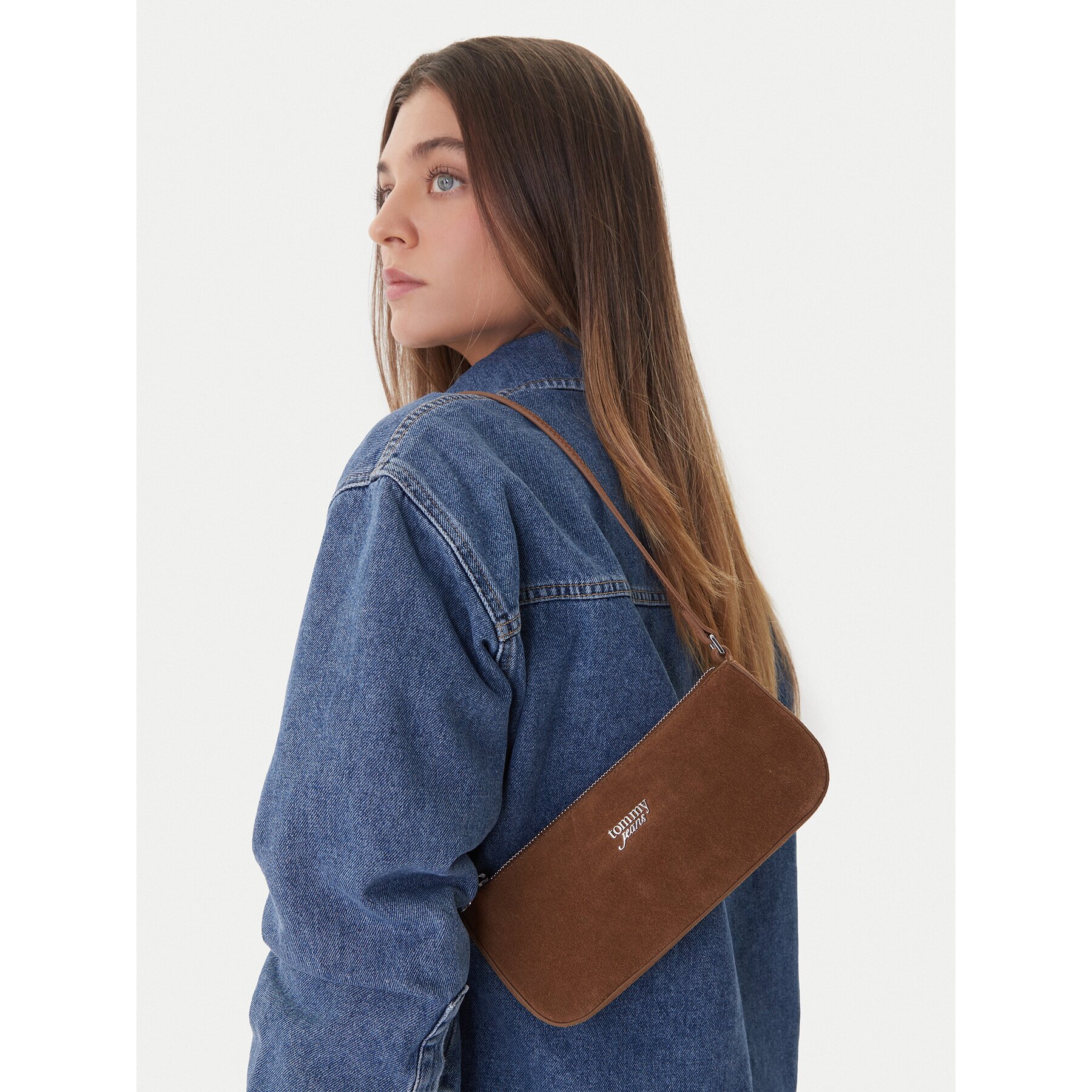 Tommy Jeans Дамска чанта Tjw Must Suede Shoulder Bag AW0AW18454