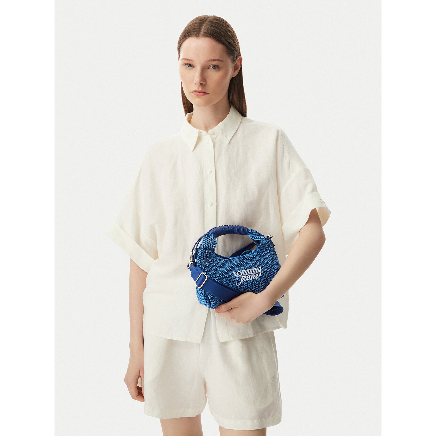 Tommy Jeans Дамска чанта Tjw Summer Crochet Crossover AW0AW18779