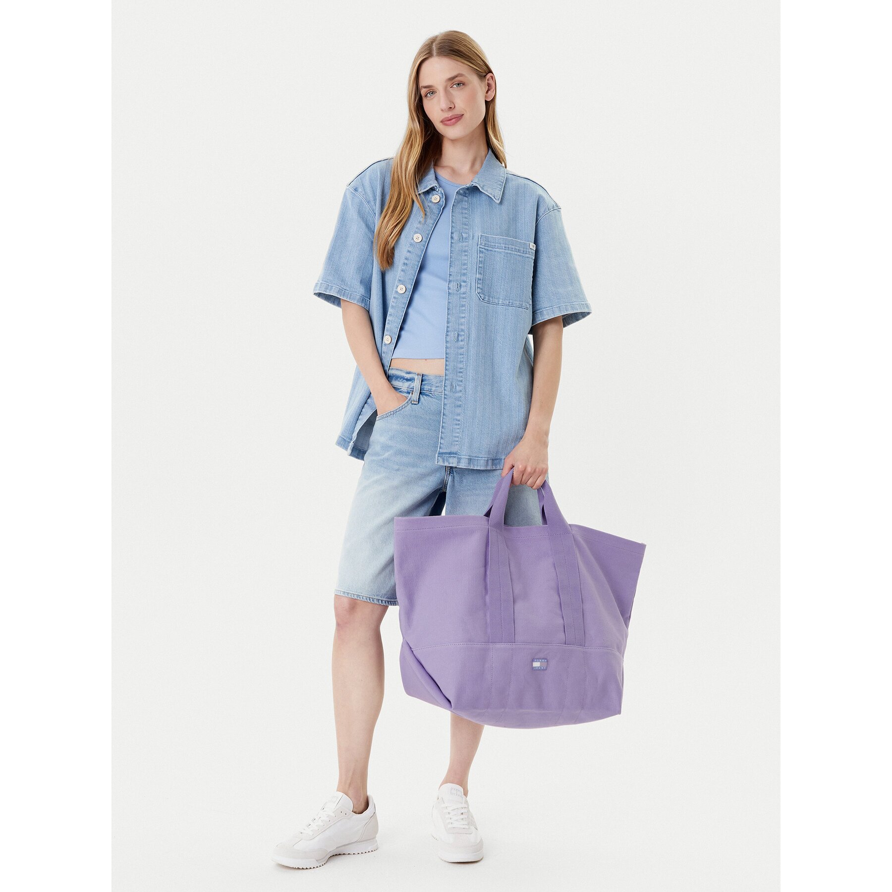 Tommy Jeans Дамска чанта Tjw Tote Edition Canvas AW0AW17542
