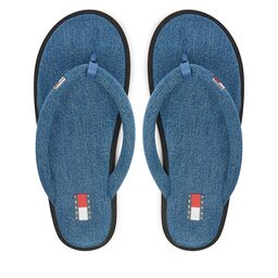 Tommy Jeans Джапанки Tjw Padded Denim Casual Sandal EN0EN03021