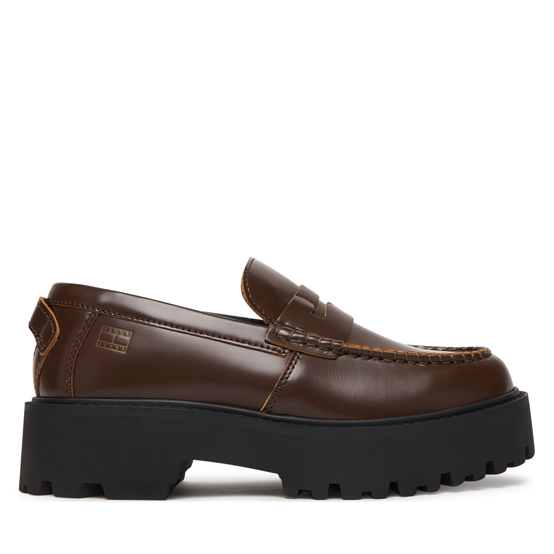 Tommy Jeans лоуфъри с дебела подметка Archive '01 Leather Loafer EN0EN03022