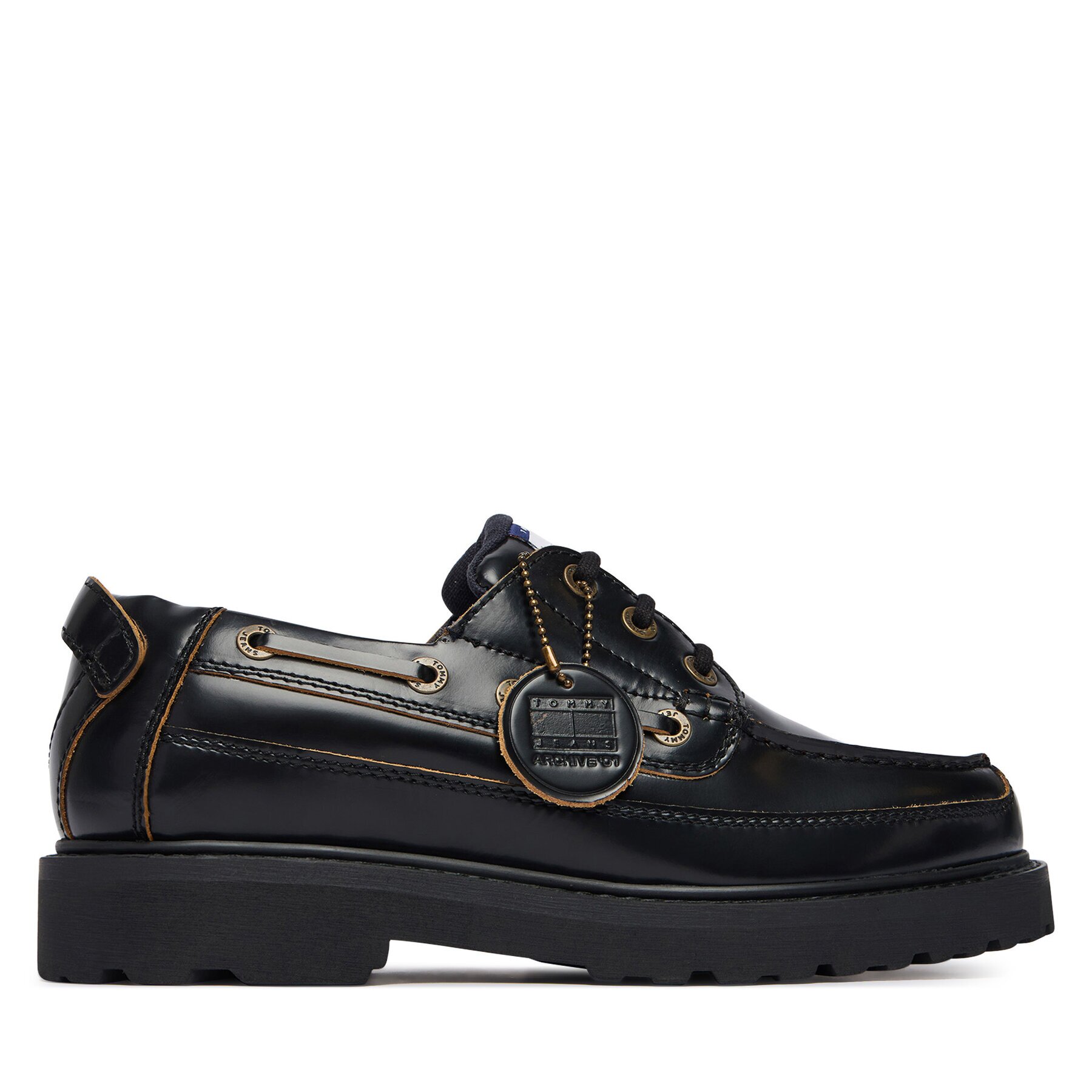 Tommy Jeans Обувки Archive '01 Boat Shoe Lthr EM0EM01705