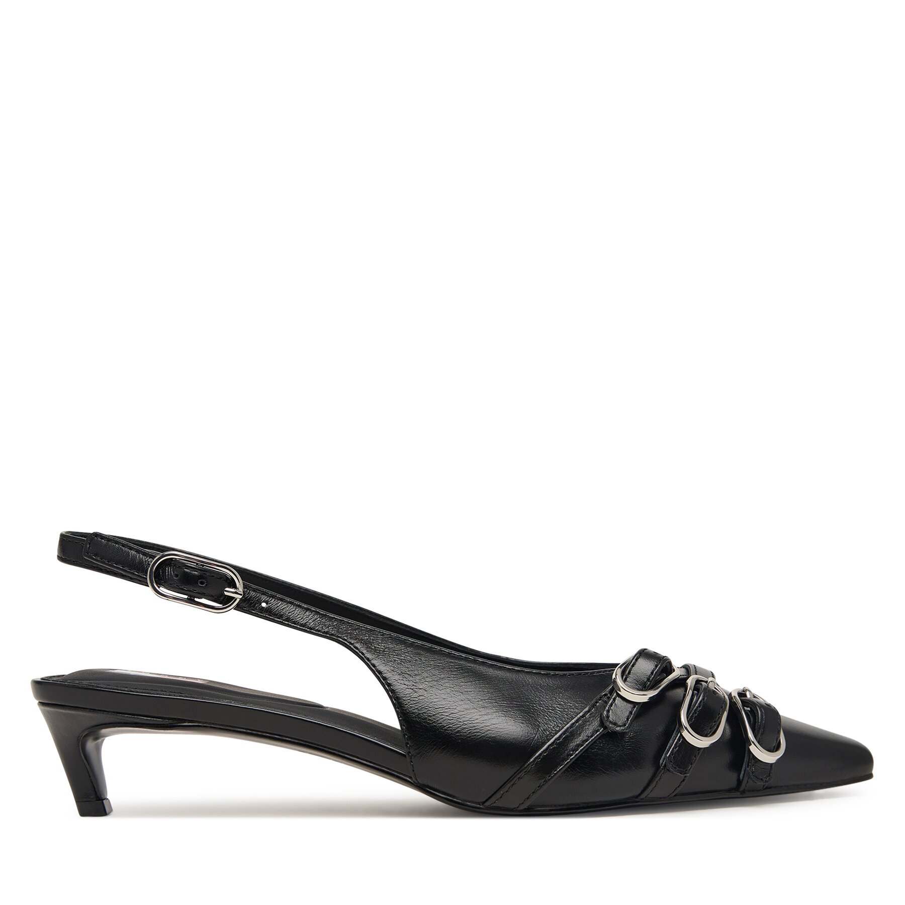 Tommy Jeans Обувки на ток Tjw Sling Back Kitten Heels EN0EN03171