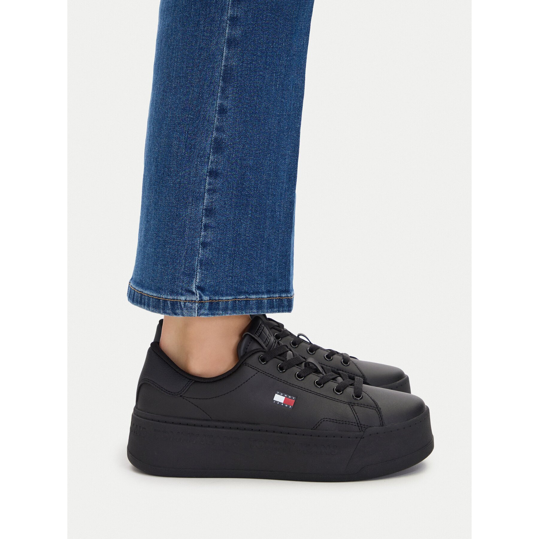 Tommy Jeans Сникърси Tjw Script Cupsole Flatform EN0EN02961