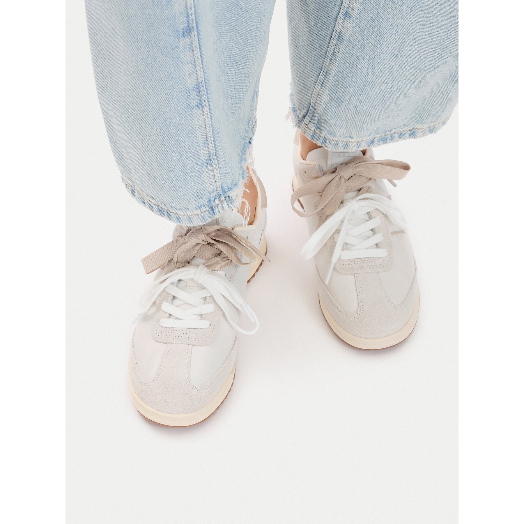 Tommy Jeans Сникърси Tjw Low Profile Runner Lthr Mix EN0EN03001