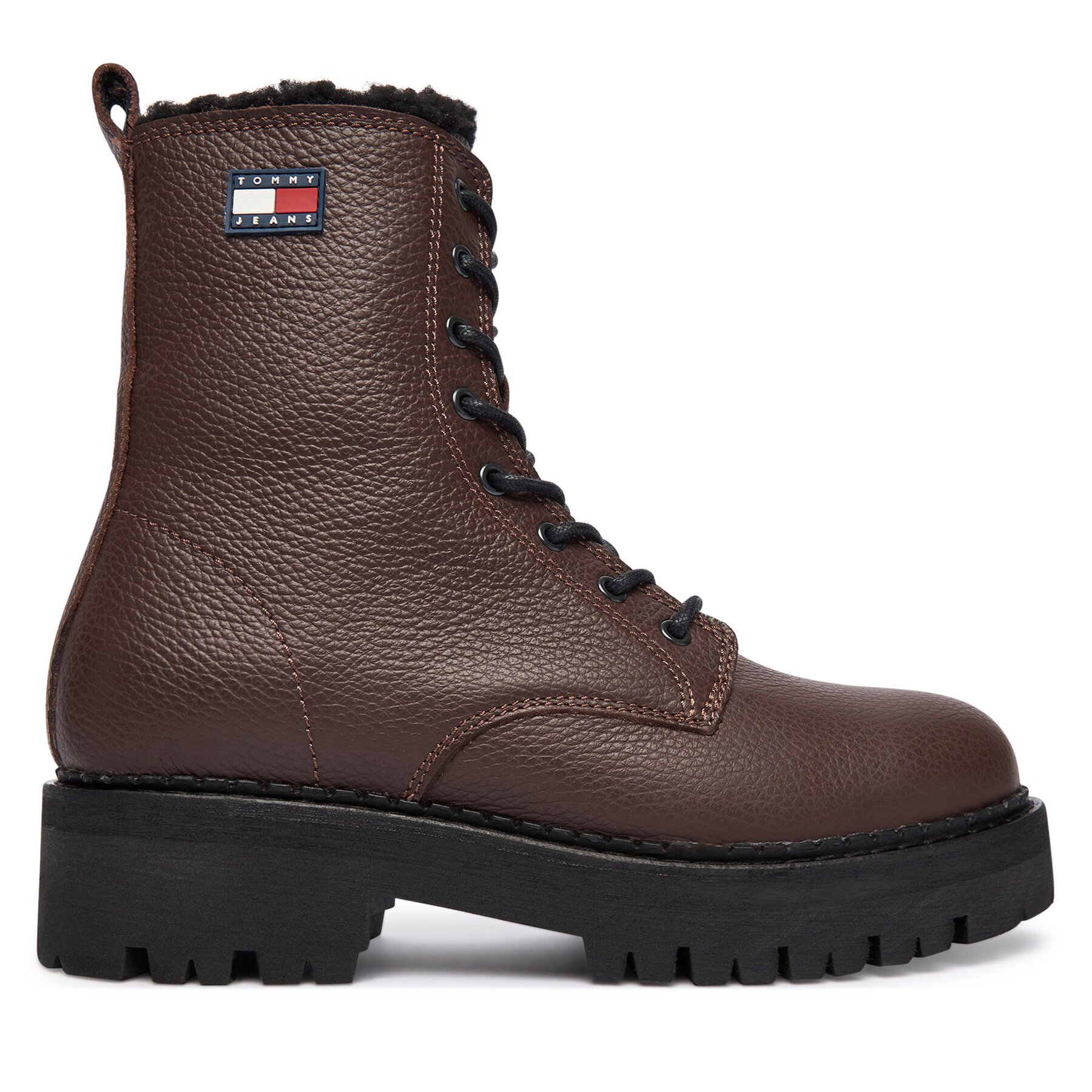 Tommy Jeans Туристически oбувки Tjw Urban Laceup Boot Wl EN0EN02906