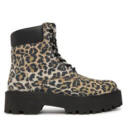 Tommy Jeans Зимни обувки Tjw Platform Cheetah Boots EN0EN03140