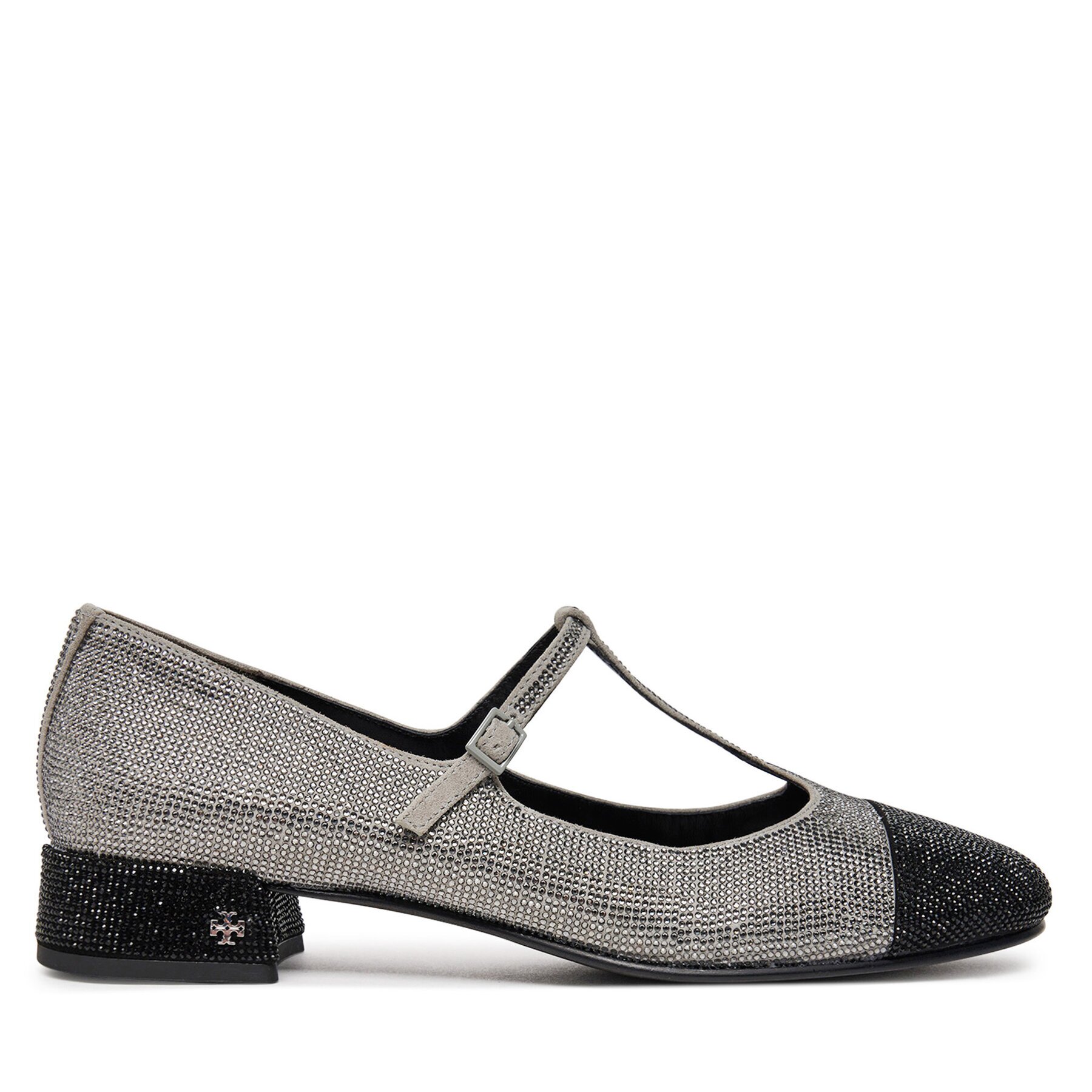 Tory Burch Балеринки Cap-Toe T-Strap Pave Heeled 159830