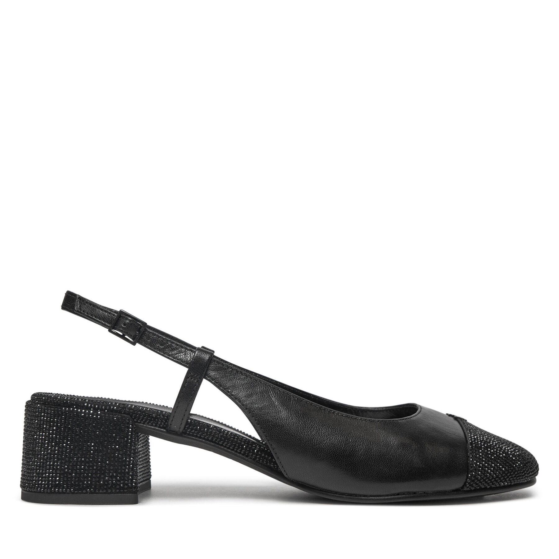 Tory Burch Обувки на ток Cap-Toe Pave Singback Pump 160256