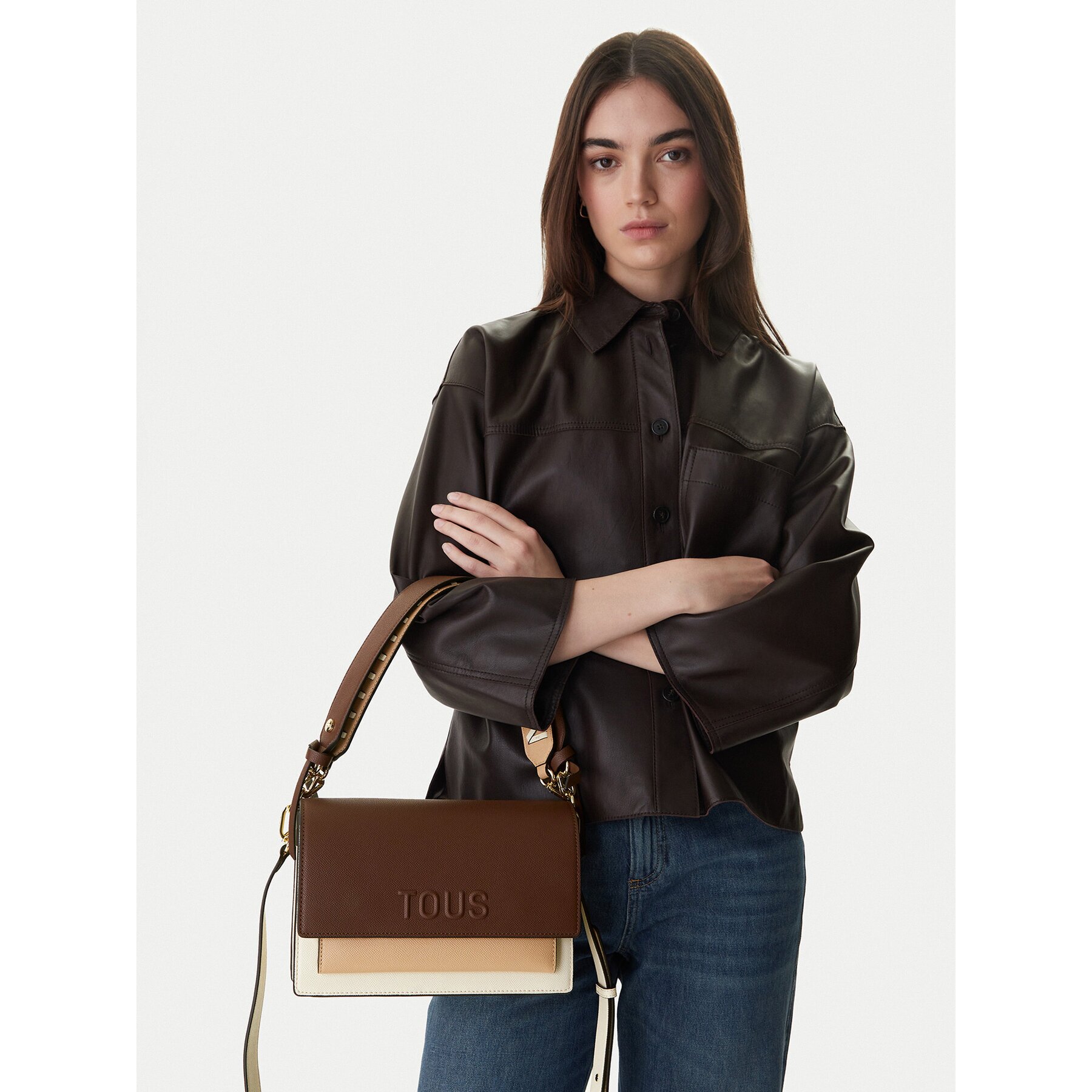 TOUS Дамска чанта Audree Saffiano 2002358201