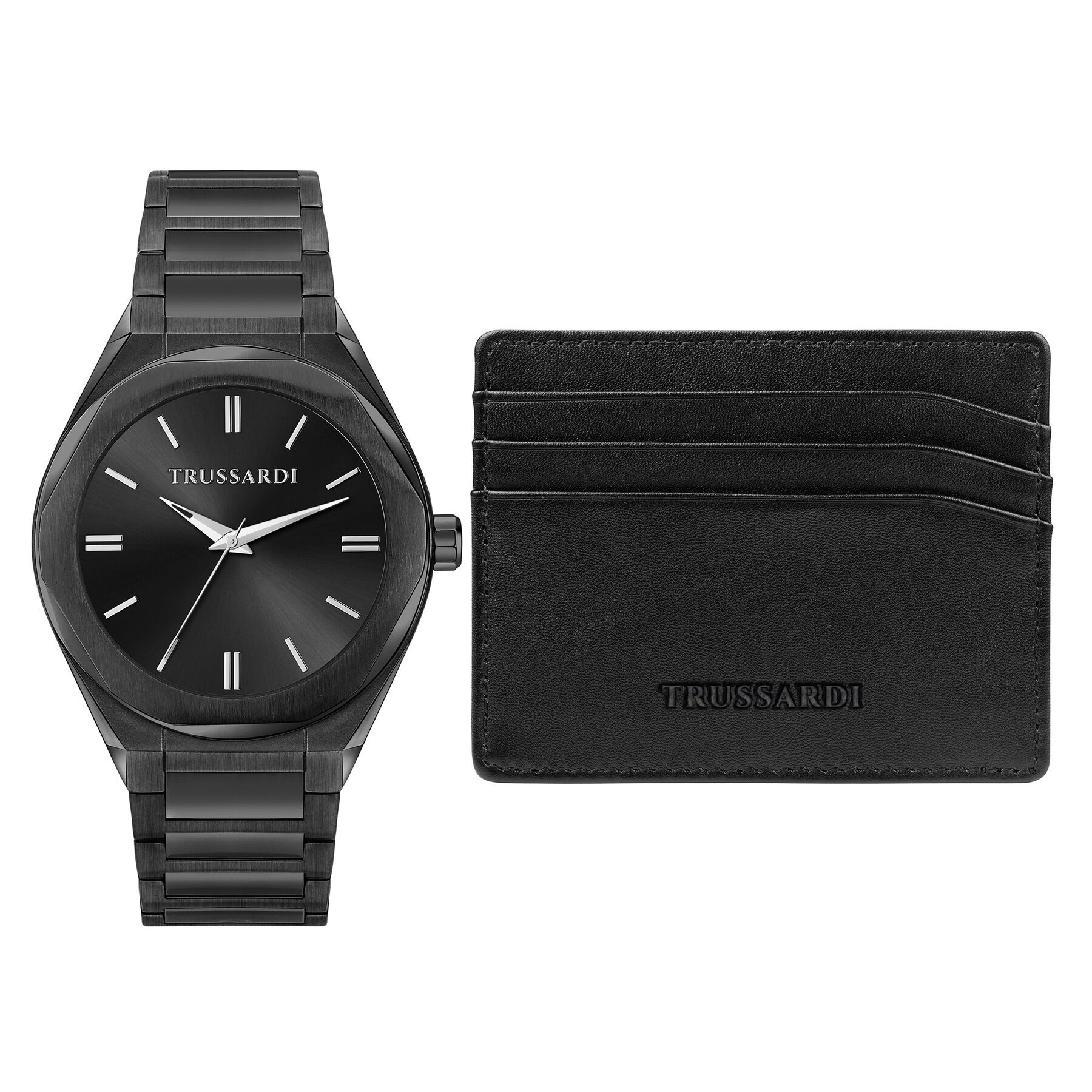 Trussardi Сет часовник и калъф за карти R2453156007
