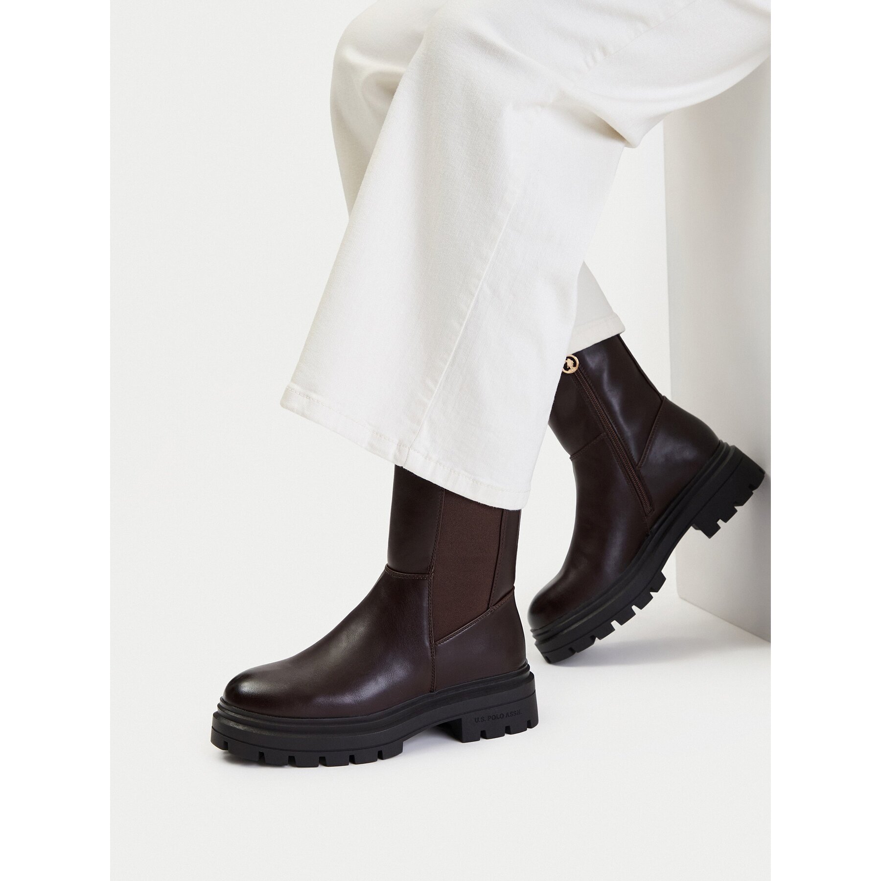 U.S. Polo Assn. Боти EO-SVETA003W/GYE1
