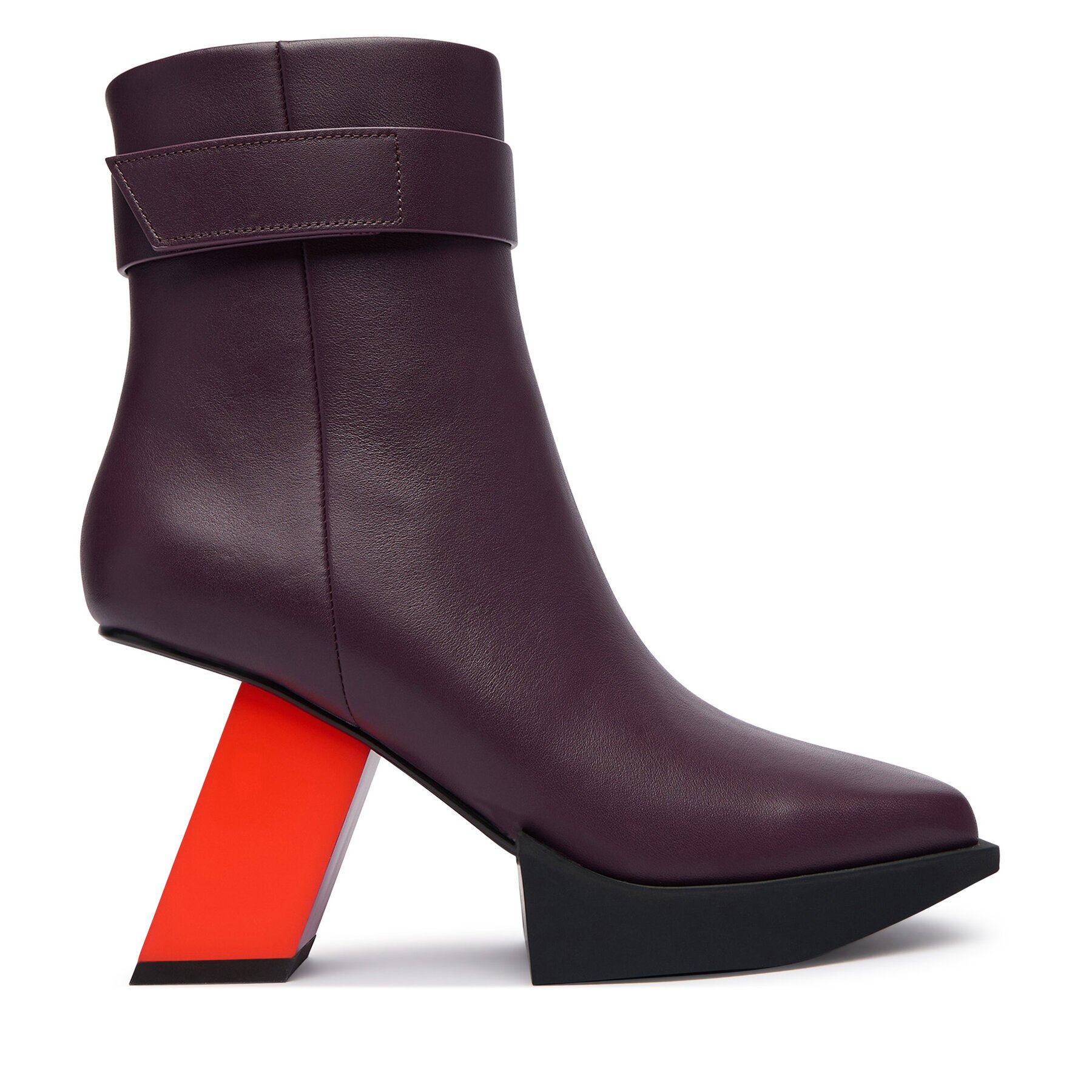 United Nude Боти Construct Bootie HI 1102499316 Бордо