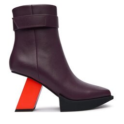 United Nude Боти Construct Bootie HI 1102499316 Бордо