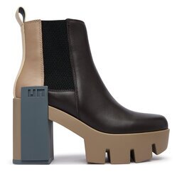 United Nude Боти Grip Chelsea Mid V 1103316116 Тъмнокафяв