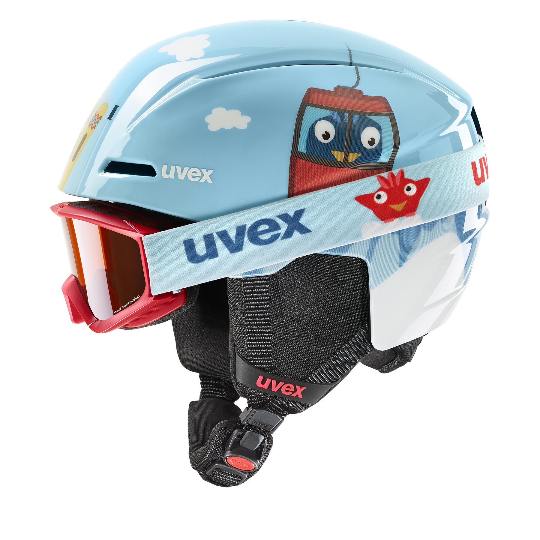 Uvex Скиорска каска Viti Set 56/S/317/10/01