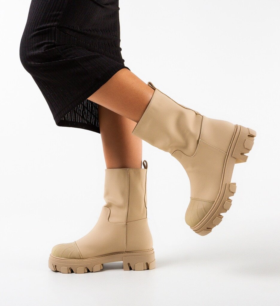 Exist Shoes Боти Genox Бежов
