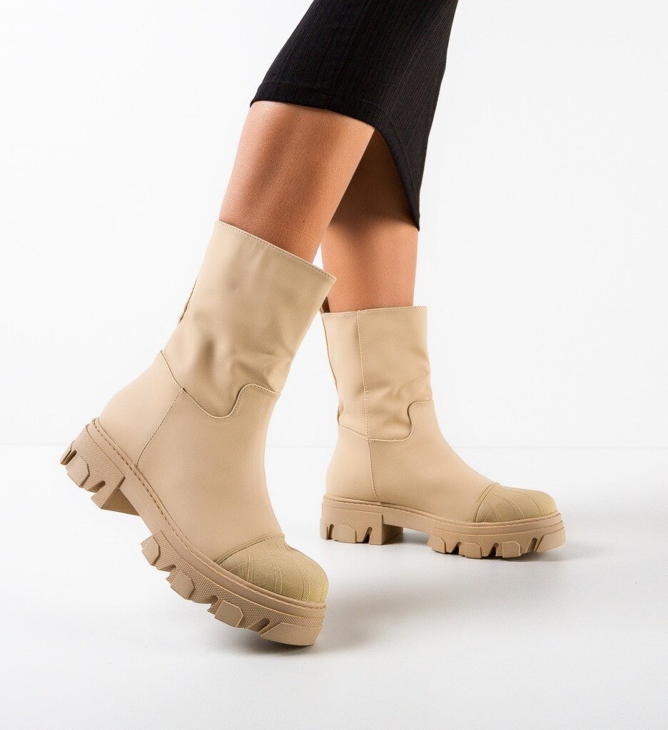 Exist Shoes Боти Genox Бежов