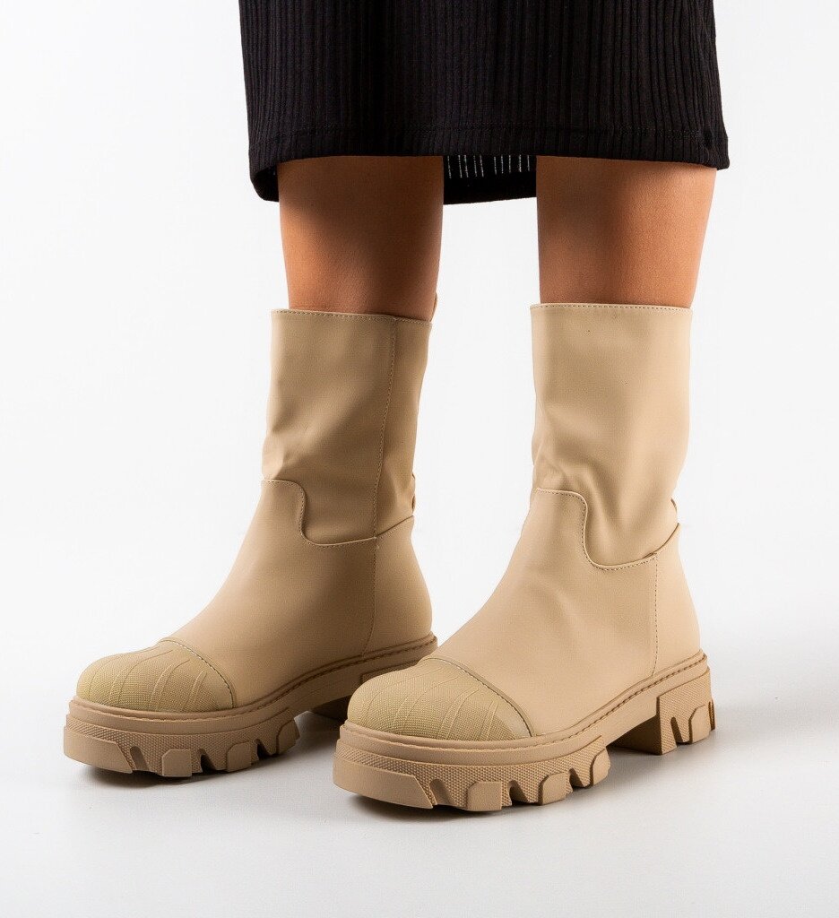 Exist Shoes Боти Genox Бежов