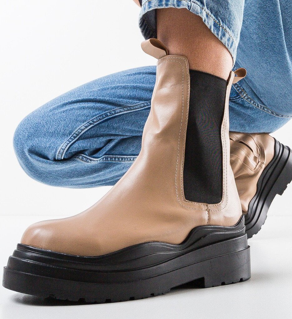 Exist Shoes Боти Pacific Бежов