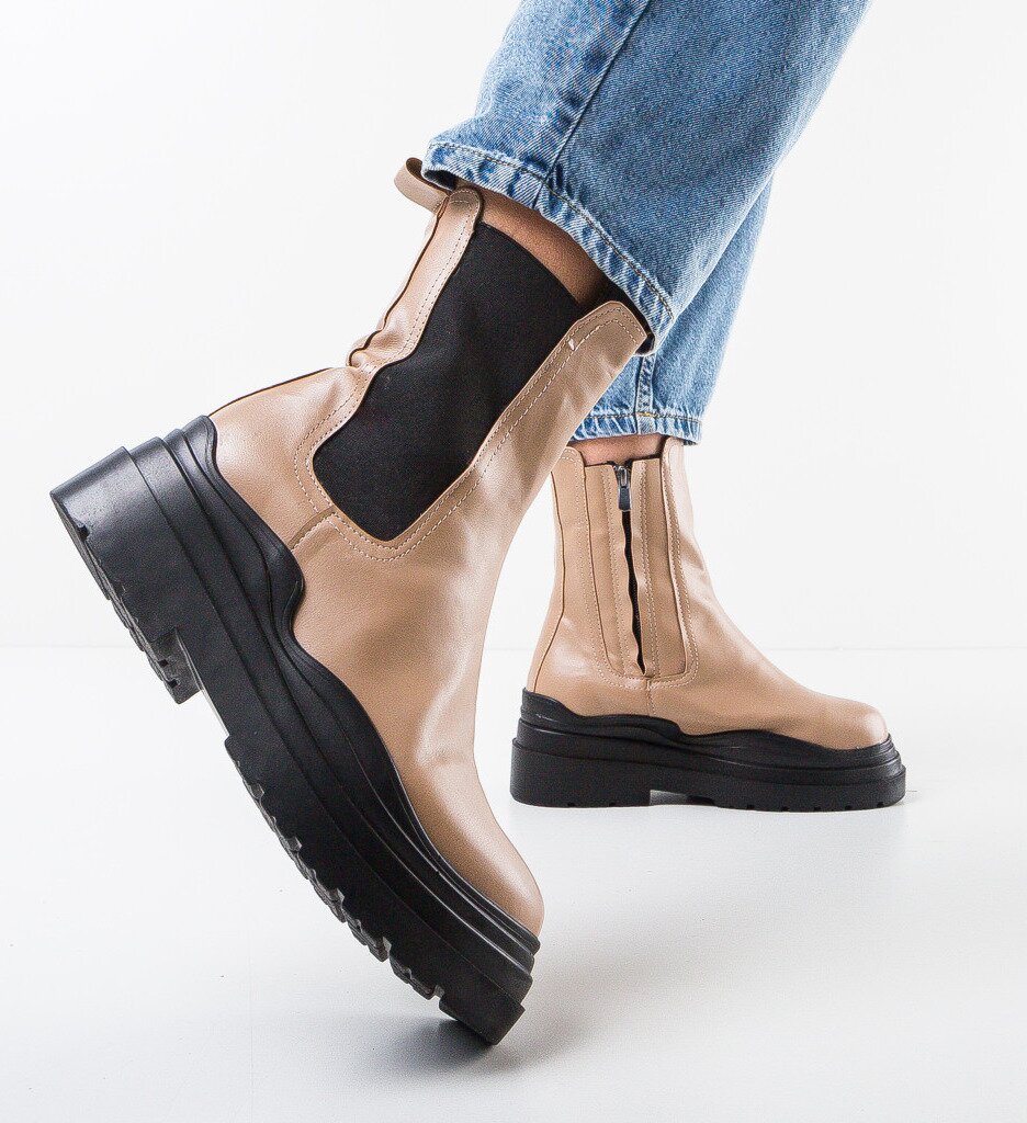Exist Shoes Боти Pacific Бежов