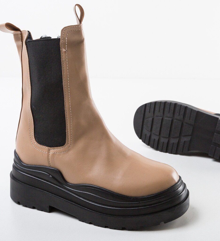 Exist Shoes Боти Pacific Бежов