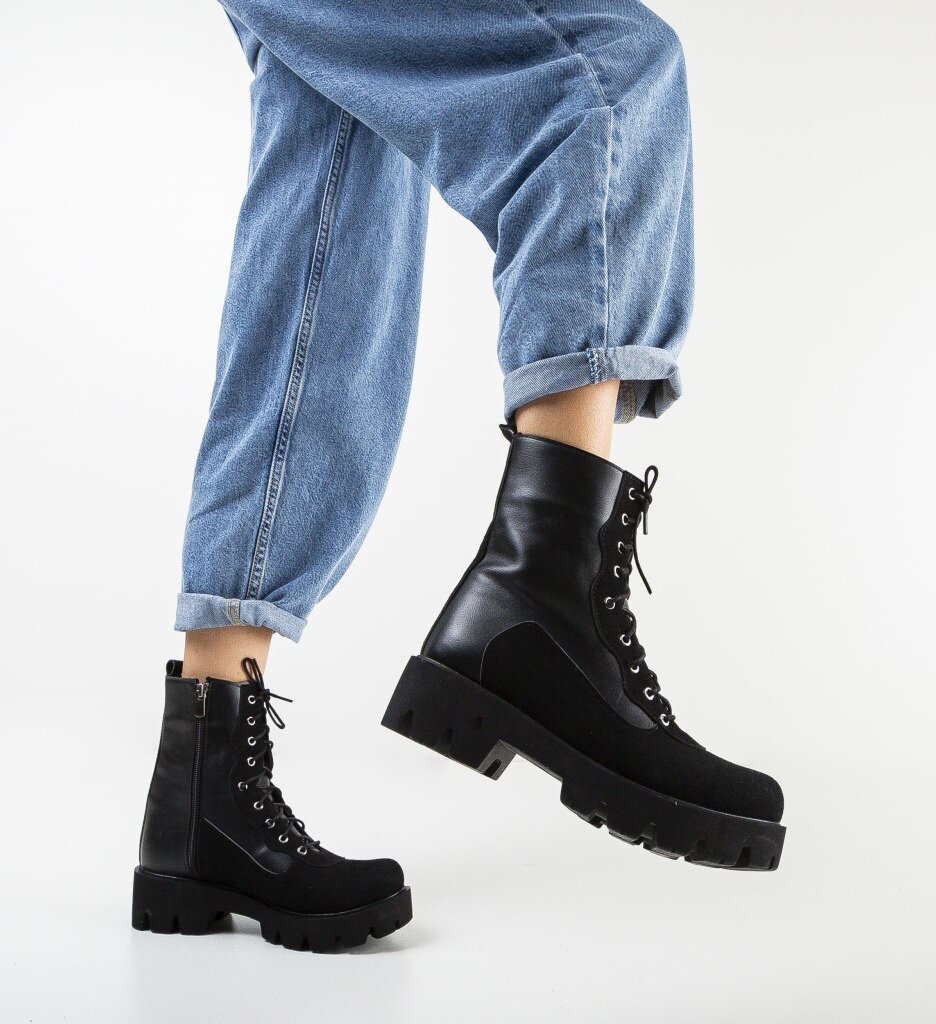 Exist Shoes Боти Yamaz Черни
