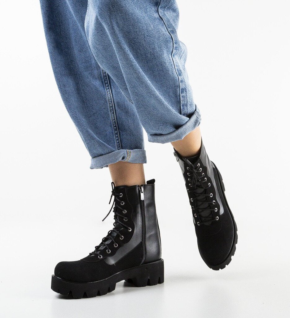Exist Shoes Боти Yamaz Черни