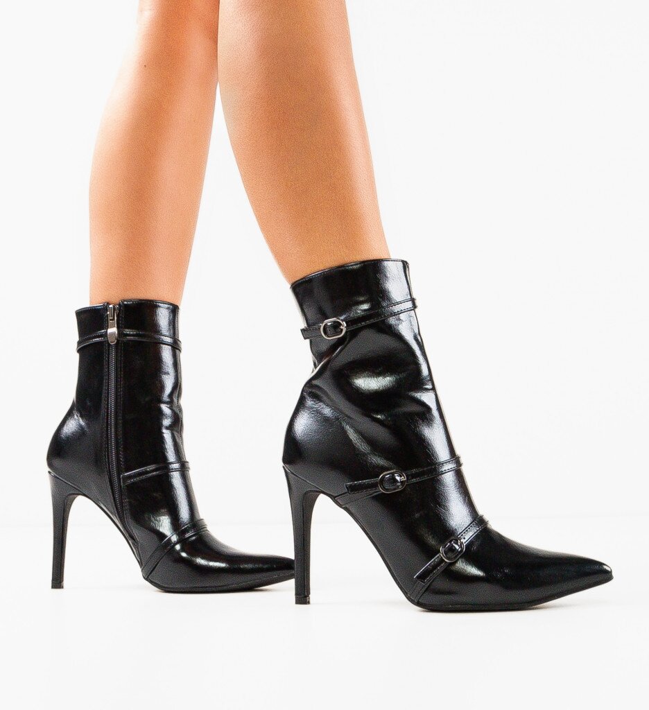 Exist Shoes Ботини Anexat Черни
