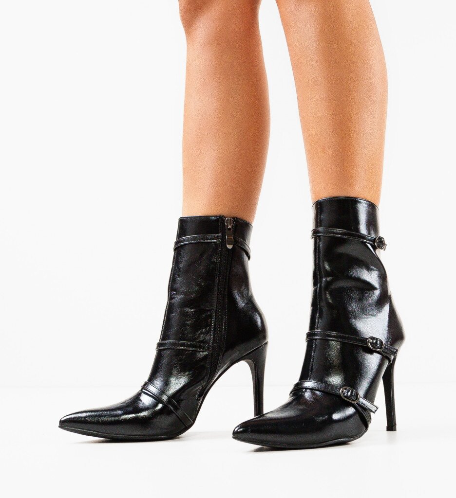 Exist Shoes Ботини Anexat Черни