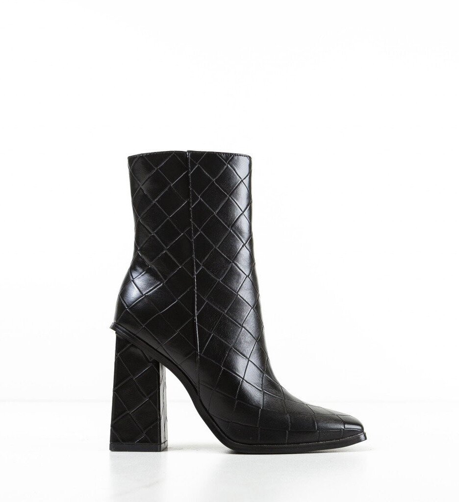 Exist Shoes Ботини Ebzera Черни