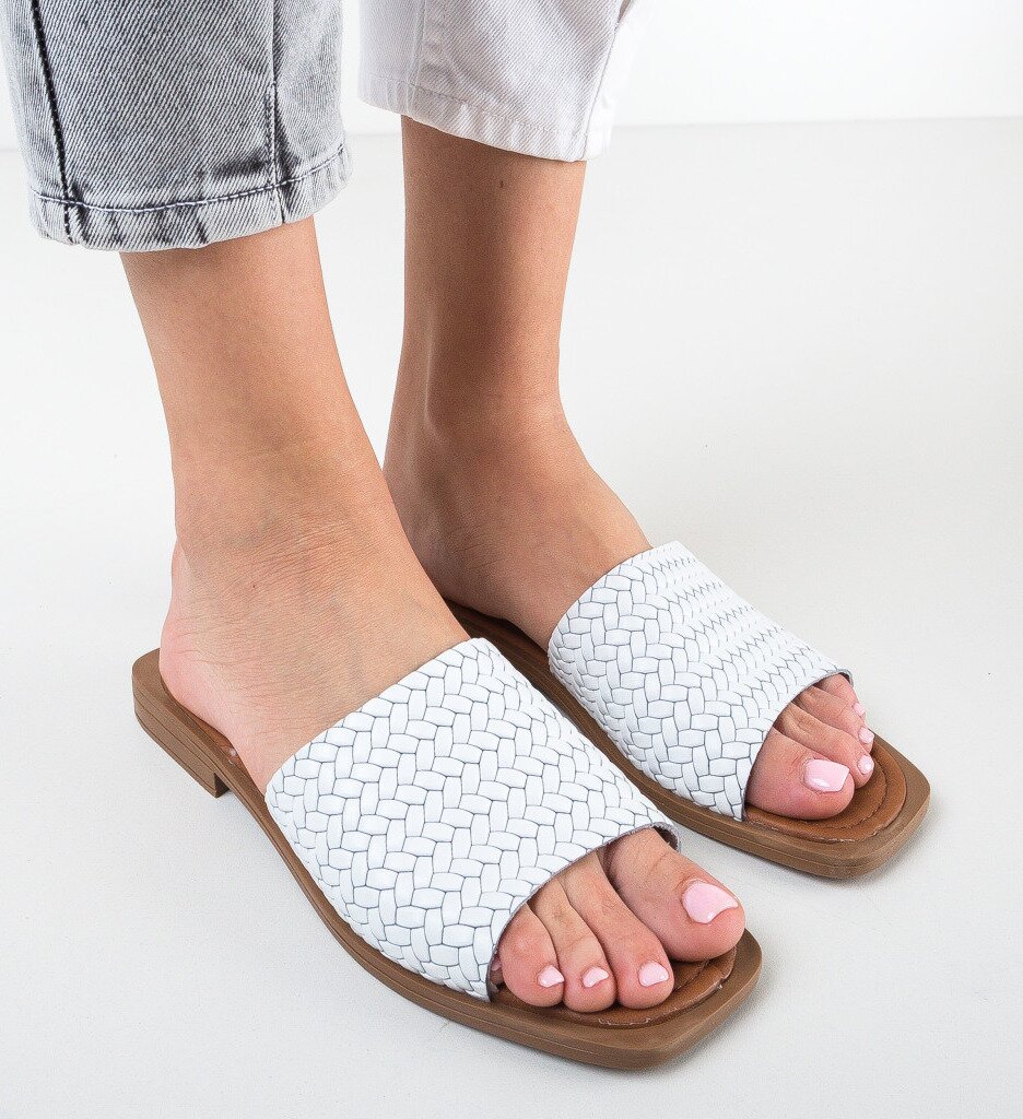 Exist Shoes Чехли Teset Бели