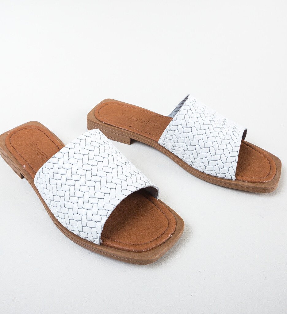 Exist Shoes Чехли Teset Бели