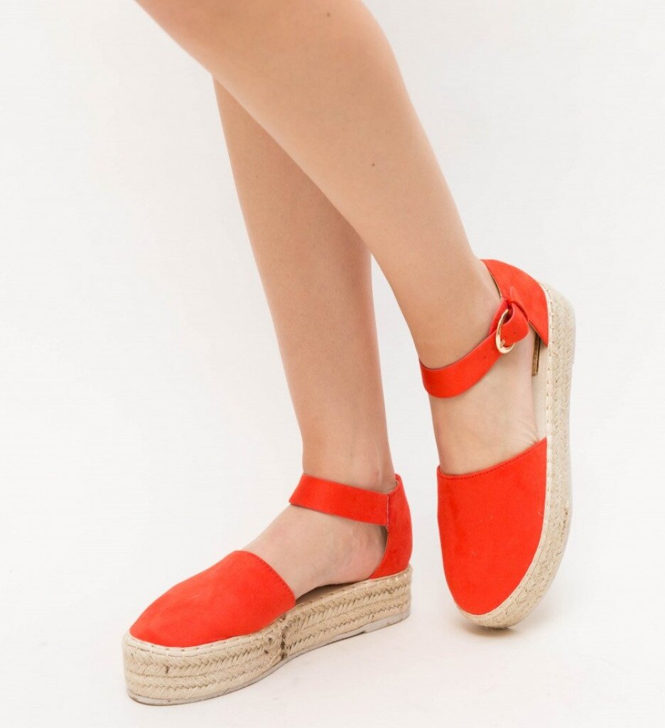 Exist Shoes Платформи Pety Червени