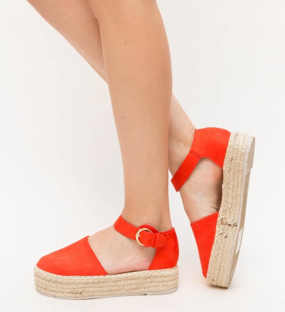Exist Shoes Платформи Pety Червени