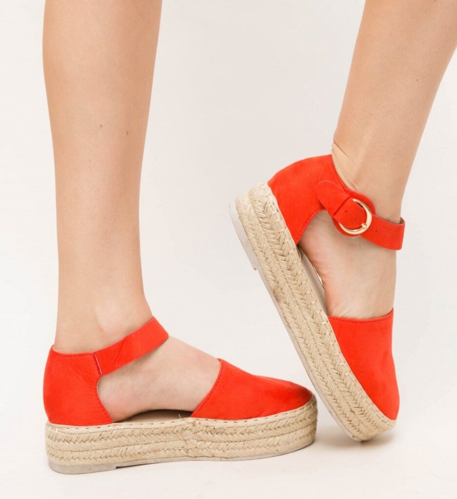 Exist Shoes Платформи Pety Червени