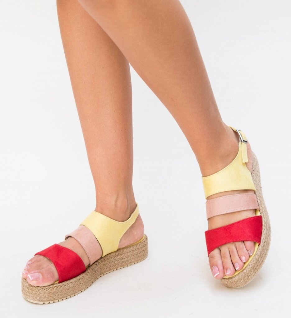 Exist Shoes Сандали Firmo Жълти