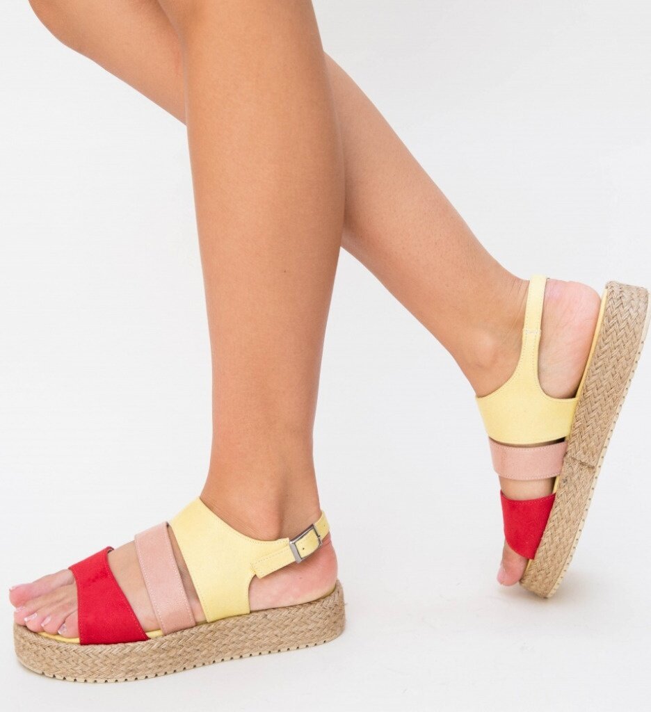 Exist Shoes Сандали Firmo Жълти