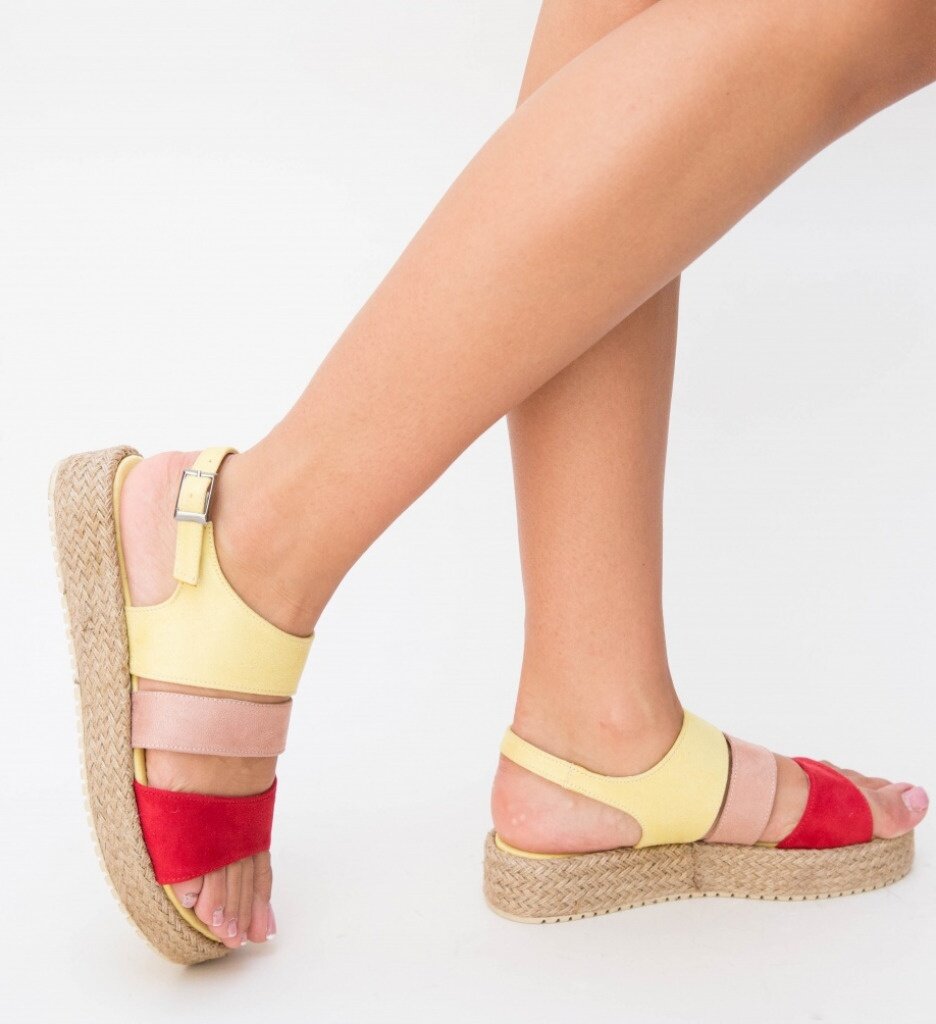 Exist Shoes Сандали Firmo Жълти