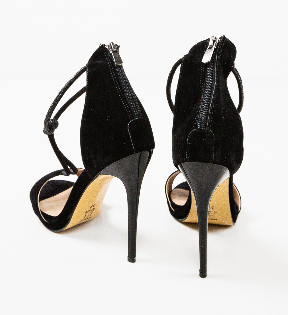 Exist Shoes Сандали на ток Aneama 2 Черни