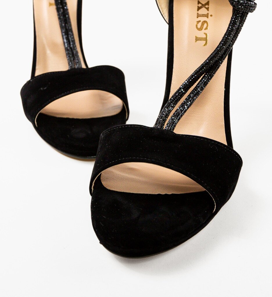 Exist Shoes Сандали на ток Aneama 2 Черни