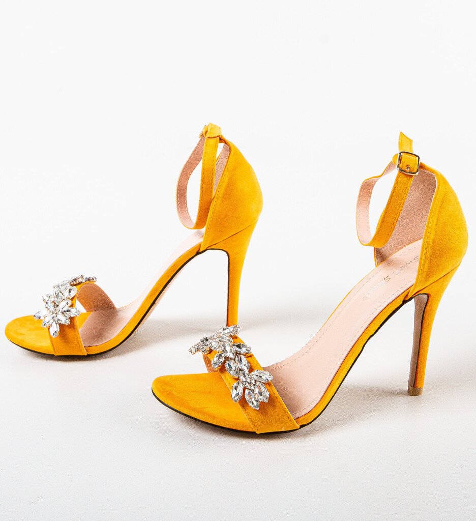 Exist Shoes Сандали на ток Barz 2 Жълти