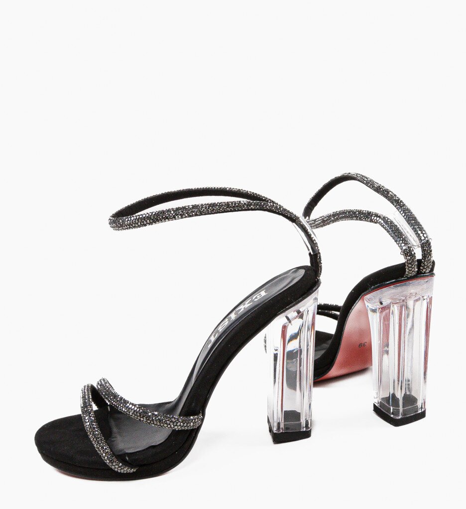 Exist Shoes Сандали на ток Bijoux 2 Черни
